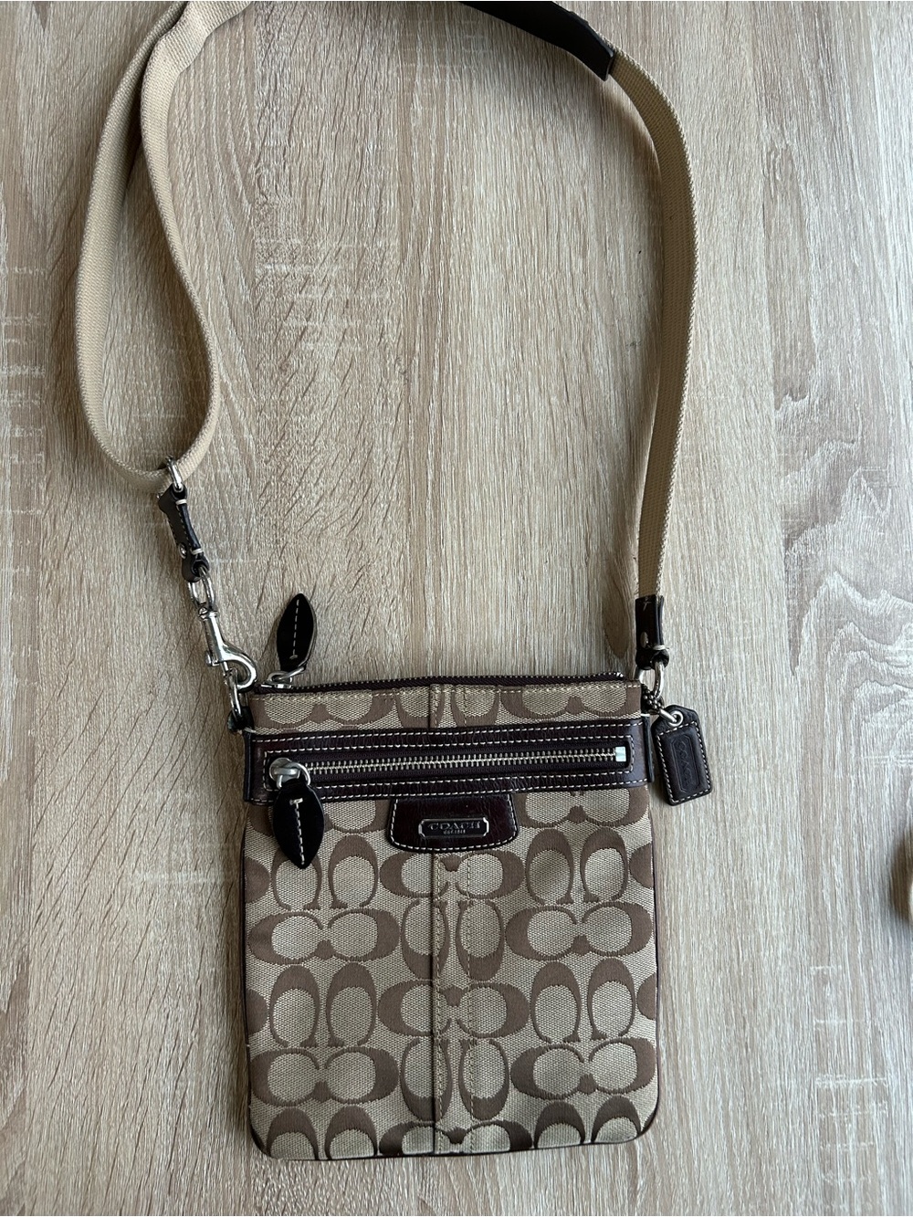 Coach Signature Canvas Crossbody Bag